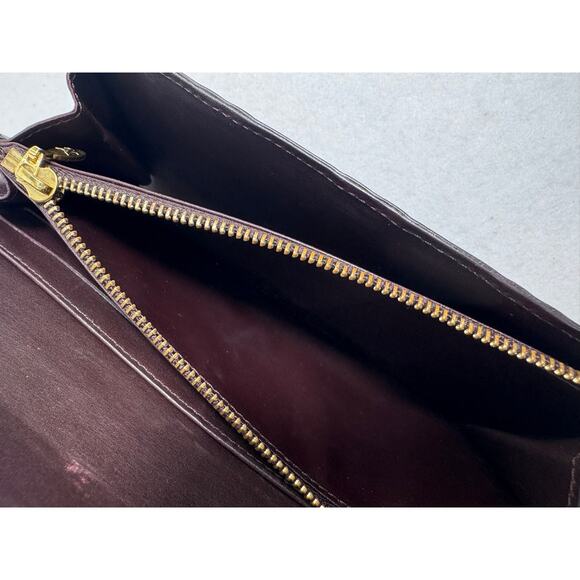 Louis Vuitton Vernis Portefeuille Sarah Wallet Amarante beautiful color - Picture 5 of 10